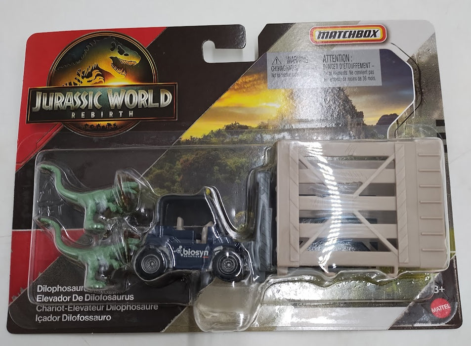 Matchbox Jurassic World Rebirth DiLOPHOSAURUS LITTER