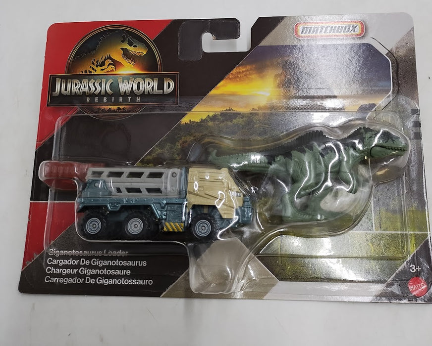 Matchbox Jurassic World Rebirth Dino Transporter GIGANTOSAURUS LOADER