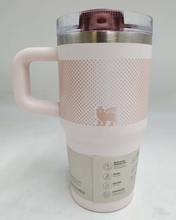 Stanley 20 oz Stainless Steel Quencher ProTour Tumbler Rose Quartz Fade