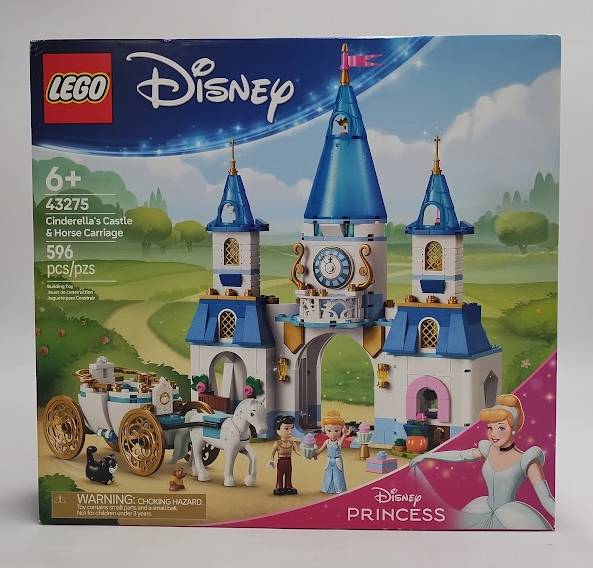 LEGO 43275 Disney Princess: Cinderella's Castle & Horse Carriage *SEE DETAILS*