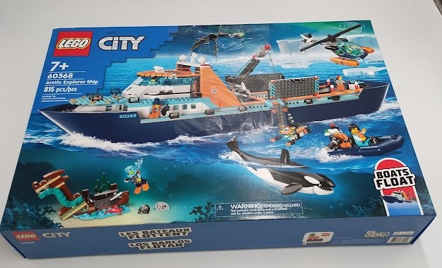 LEGO City Arctic Explorer Ship Floatable Building Toy Set 60368 SEE DETAILS (LOCAL PICKUP ONLY)