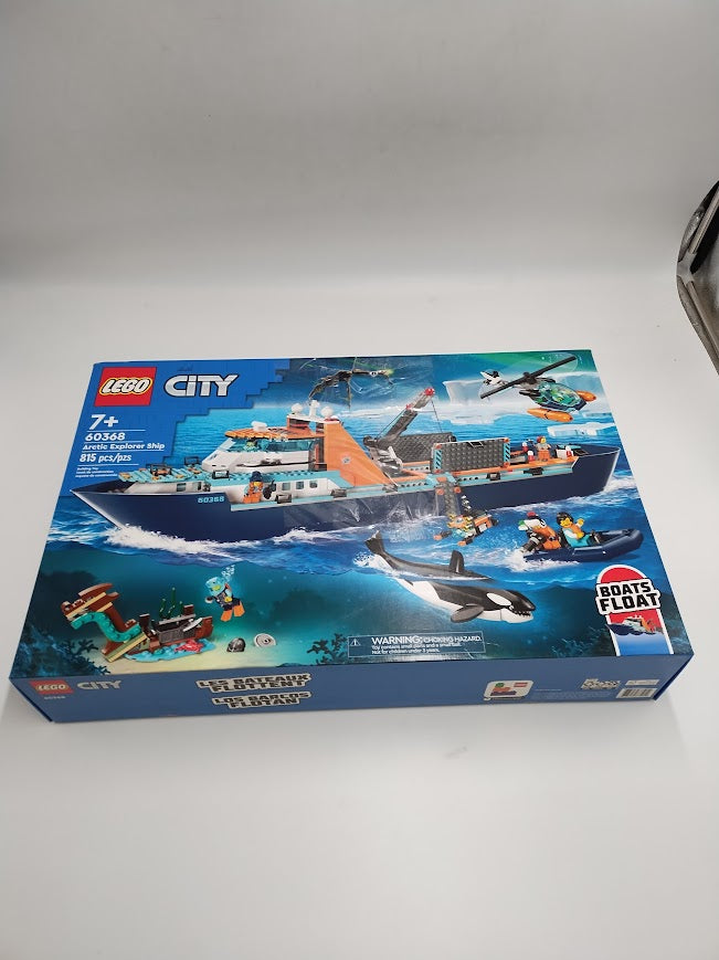 LEGO City Arctic Explorer Ship Floatable Building Toy Set 60368 SEE DETAILS (LOCAL PICKUP ONLY)