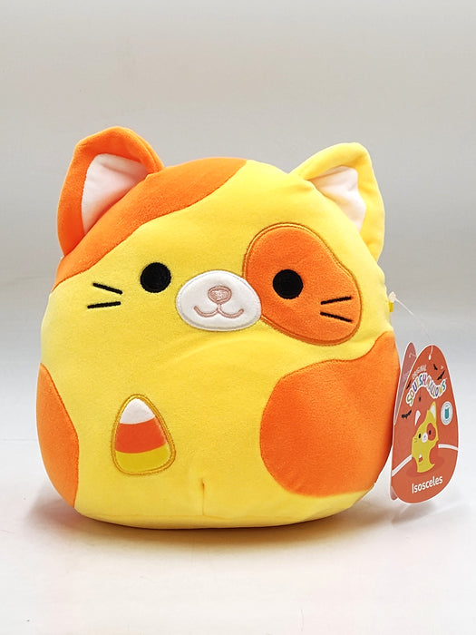 Squishmallows 8" Yellow and Orange Candycorn Cat Little Plush