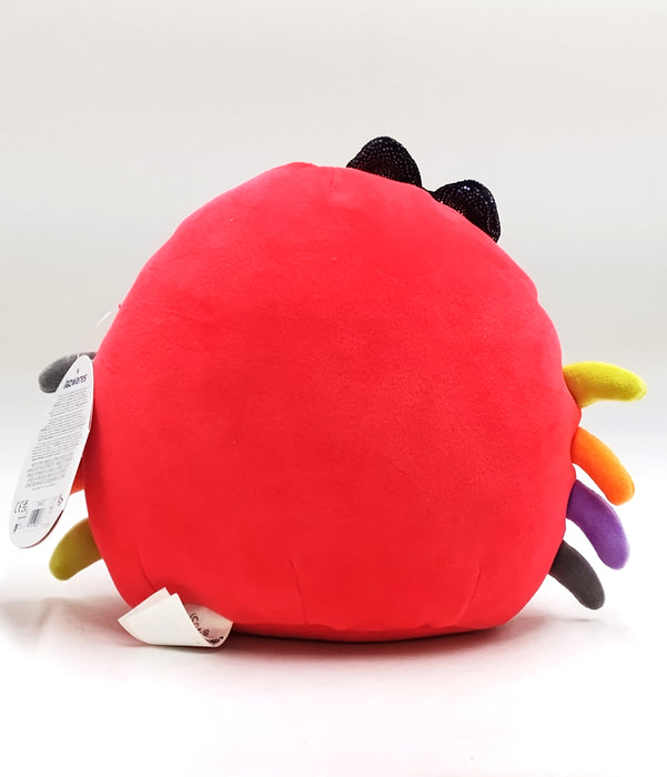 Squishmallows 8" Red Spider with Black Sparkle Belly and Bow Little Plush