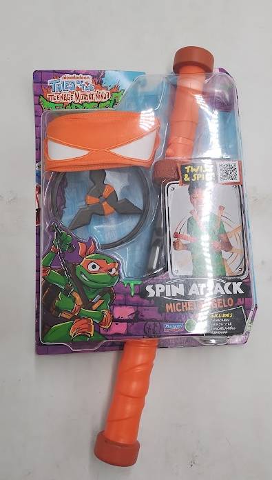 Teenage Mutant Ninja Turtles Raphael Spin Attack Role Play Set