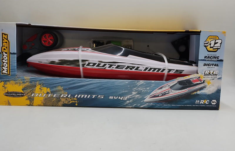 Motor Dayz RC 20" Dual Propeller Outerlimits Speed Boat (LOCAL PICKUP ONLY)