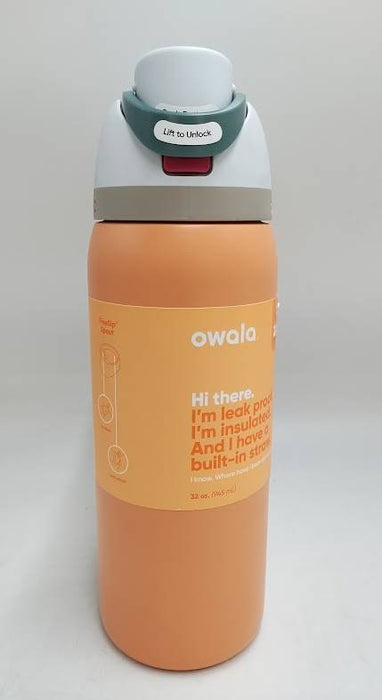 Owala FreeSip 32oz Stainless Steel Water Bottle - Tangy Tango READ DESCRIPTION