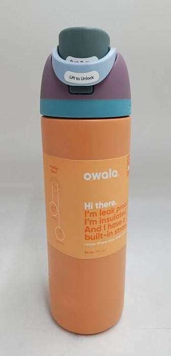 Owala FreeSip 24oz Stainless Steel Water Bottle - Tangy Tango READ DESCRIPTION