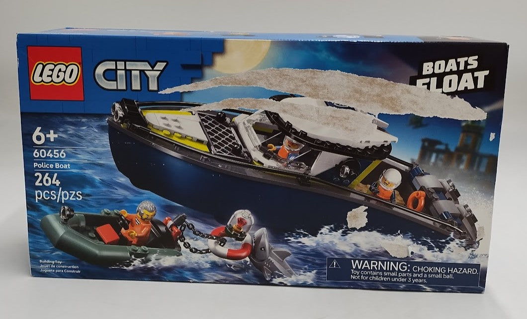 LEGO City Police Boat Chase Building Toy 60456 SEE DETAILS