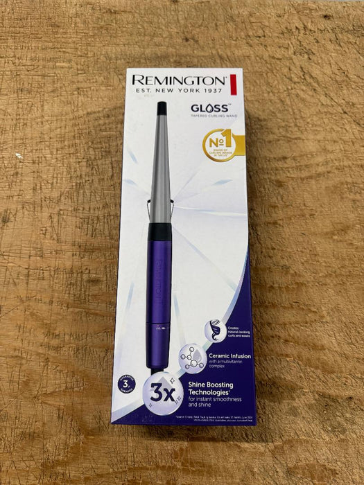 Remington Gloss Tapered Curling Wand - 0.5"-1.5"