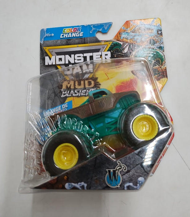 Monster Jam Mud Blasters Whiplash Color Change Monster Jam Truck 1:64