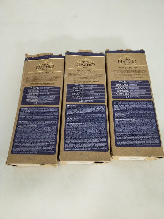 LOT OF 3 Tio Nacho Anti Hair Loss Thickening Volume Filler Shampoo  Royal Jelly