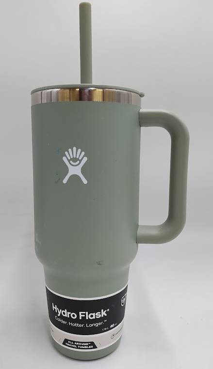 Hydro Flask 40oz All Around Travel Straw Tumbler - Agave READ DESCRIPTION