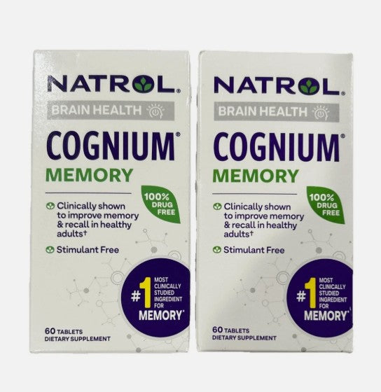 2 PACK!!! Natrol Dietary Supplements Cognium Tablet 60ct EXP 01/26+