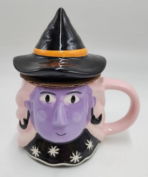 Figural Witch Mug with Lid - Hyde and EEK! Boutique