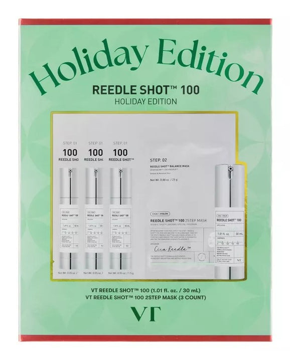 VT Cosmetics Reedle Shot 100 Holiday Edition Gift Set - 4pc