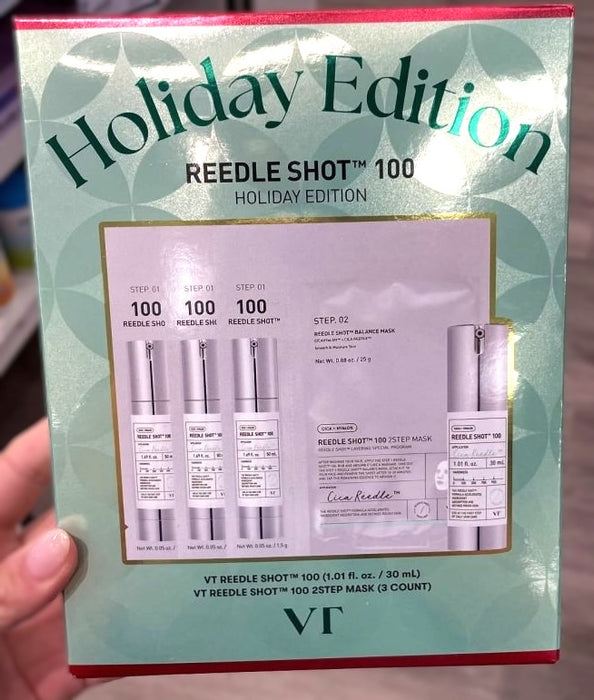 VT Cosmetics Reedle Shot 100 Holiday Edition Gift Set - 4pc