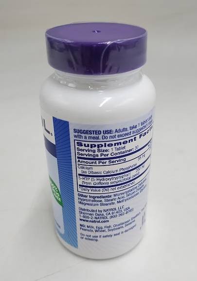 Natrol 5-HTP Mood & Stress 200mg Tablets - 30ct - EXP: 02/28/2027
