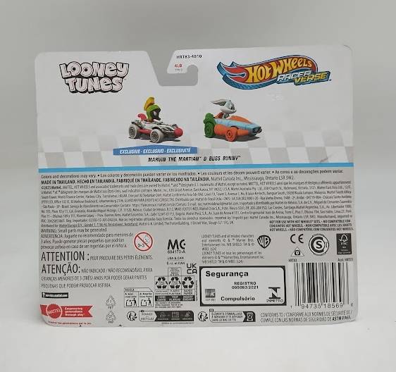 Hot Wheels RacerVerse - Marvin The Martian & Bugs Bunny - 2pk SEE DETAILS