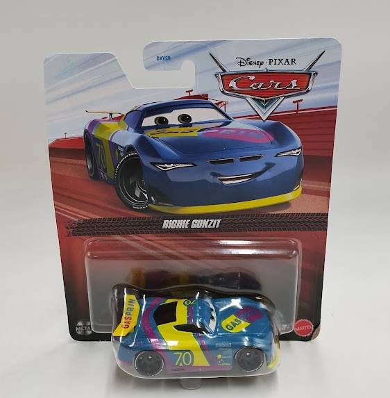 Disney Pixar Cars Diecast - RICHIE GUNZIT - SEE DETAILS