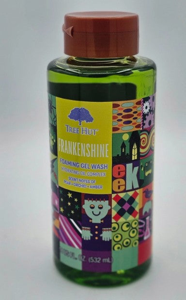 Tree Hut Foaming Gel Body Wash - Frankenshine - 18 fl oz