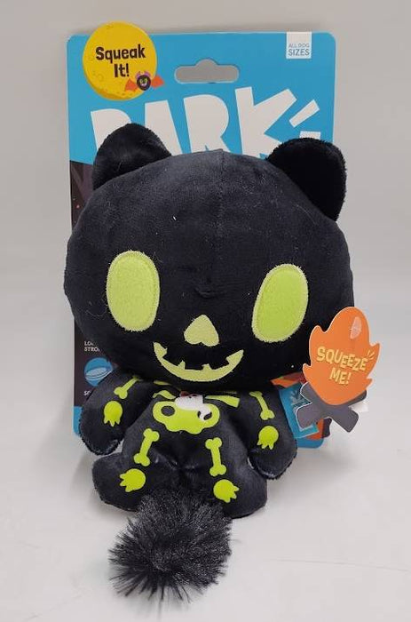 BARK Afraid of the Bark Halloween CAT Scan Kitty Animal Plush Dog Toy