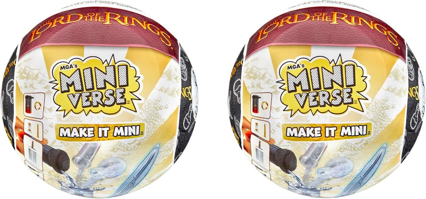 2 PACK!!! MGA's Miniverse Make it Mini Lord of the Rings