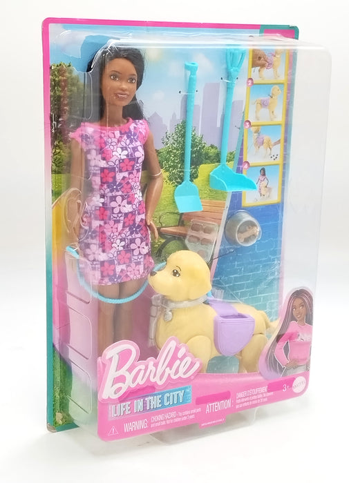 Barbie Life in the City Brooklyn Doll with Walk & Potty Dog SEE DETAILS
