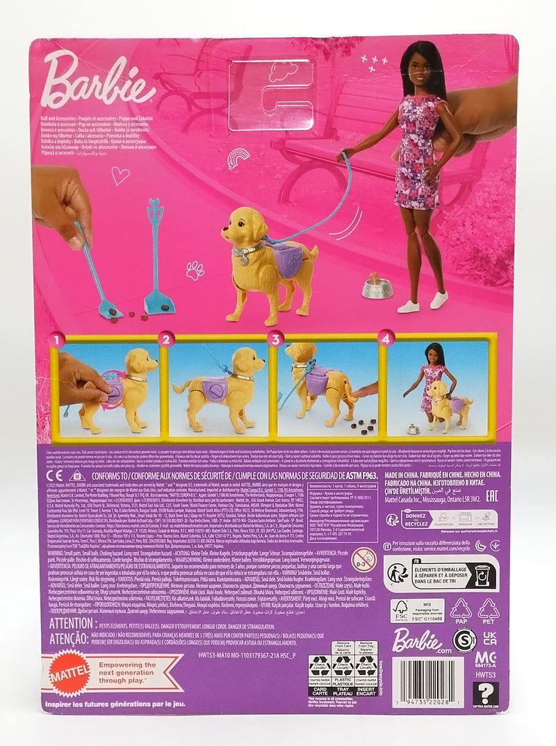 Barbie Life in the City Brooklyn Doll with Walk & Potty Dog SEE DETAILS