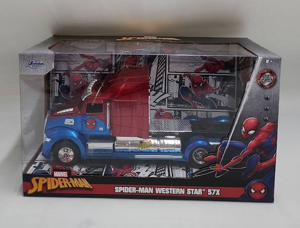 Jada Spider-Man Western Star Big Rig Diecast Vehicle - 1:24 Scale SEE DETAILS