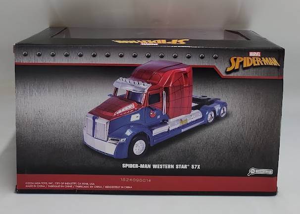 Jada Spider-Man Western Star Big Rig Diecast Vehicle - 1:24 Scale SEE DETAILS