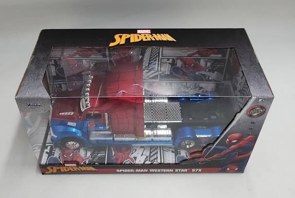 Jada Spider-Man Western Star Big Rig Diecast Vehicle - 1:24 Scale SEE DETAILS