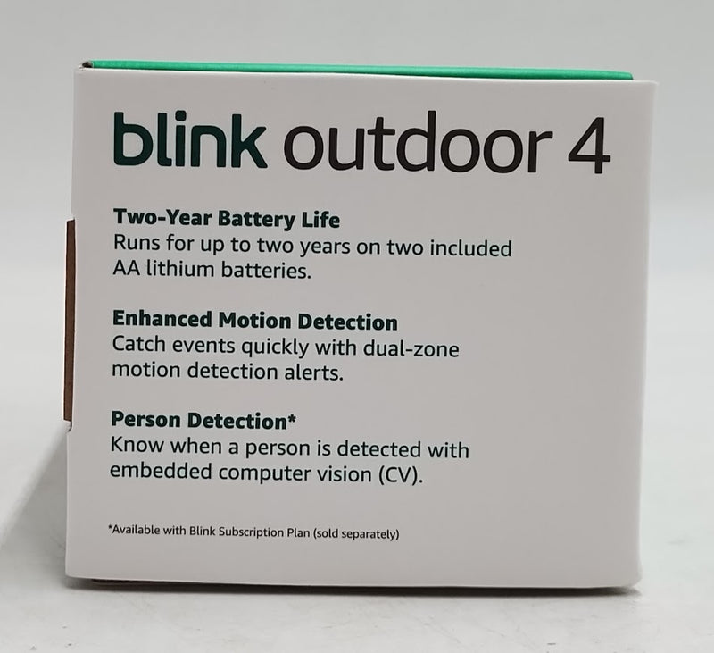 Blink Outdoor 4 Wireless Smart Security Camera, 1080p HD