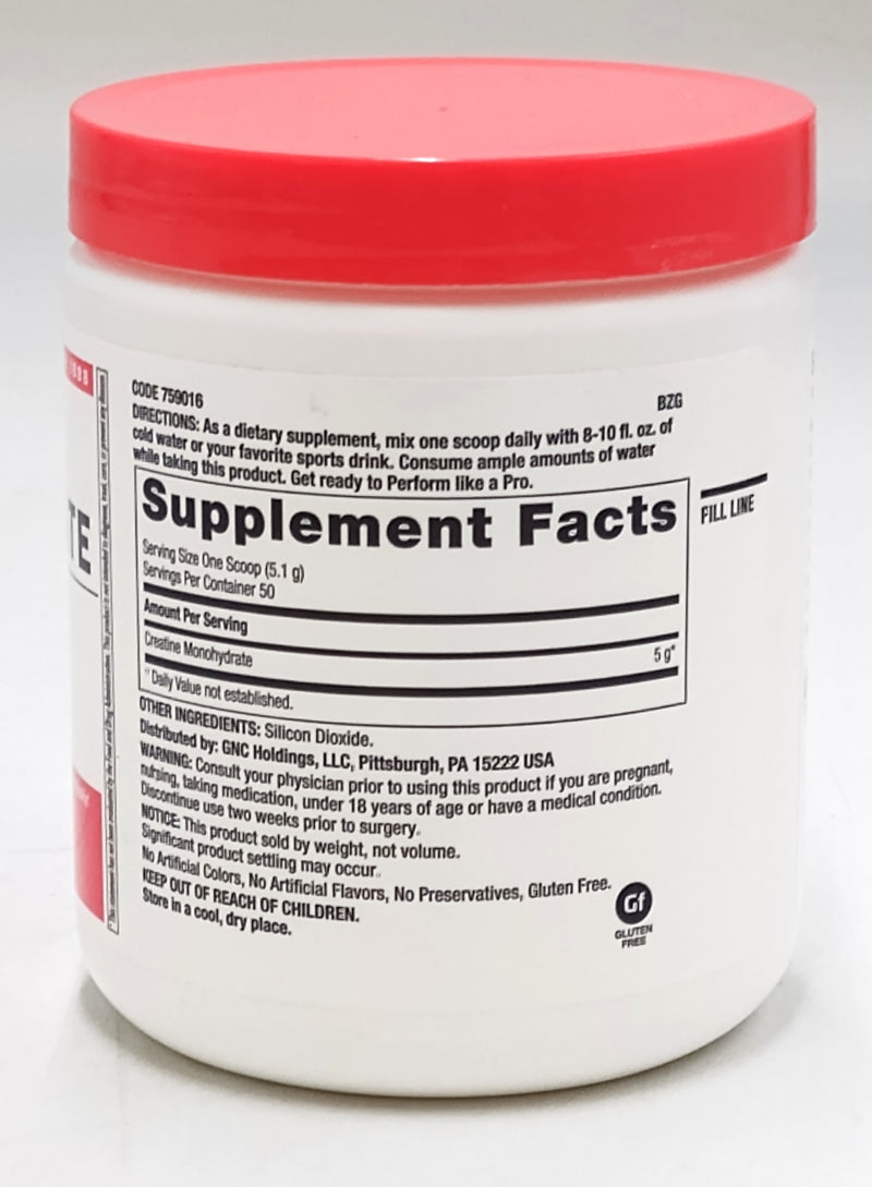 GNC Pro Performance Creatine Monohydrate Powder EXP: 12/2028 OR LATER