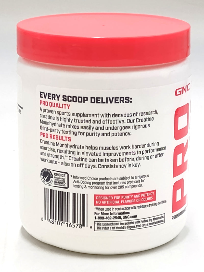 GNC Pro Performance Creatine Monohydrate Powder EXP: 12/28