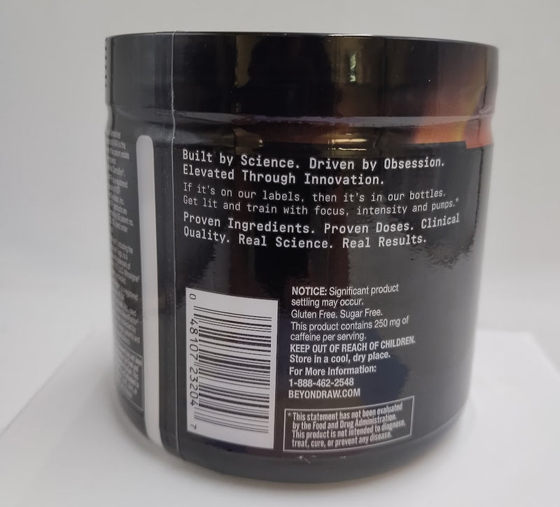 Beyond Raw Lit Pre-Workout Powder, Strawberry Lemonade EXP:07/2027 OR LATER