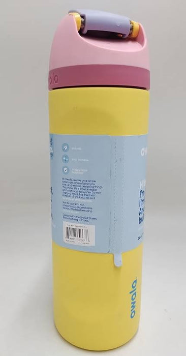 Owala 24oz FreeSip Stainless Steel Water Bottle - High Noon READ DESCRIPTION