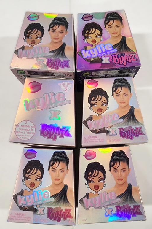 LOT OF 6!!! Mini Bratz x Kylie Jenner Series 1 Collectible Figures
