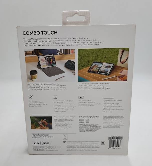 Logitech Combo Touch for iPad Air 11-inch (M2/M3)/ iPad Air (4th & 5th gen)