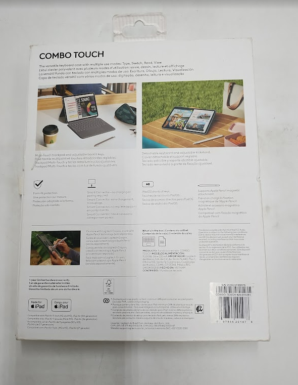 Logitech Combo Touch for iPad Air 11-inch (M2/M3/M4)/ iPad Air (5th gen)