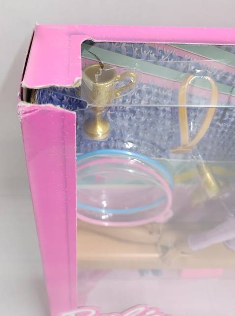 Barbie Gymnastics Playset with Blonde Fashion Doll, Balance Beam SEE DETAILS