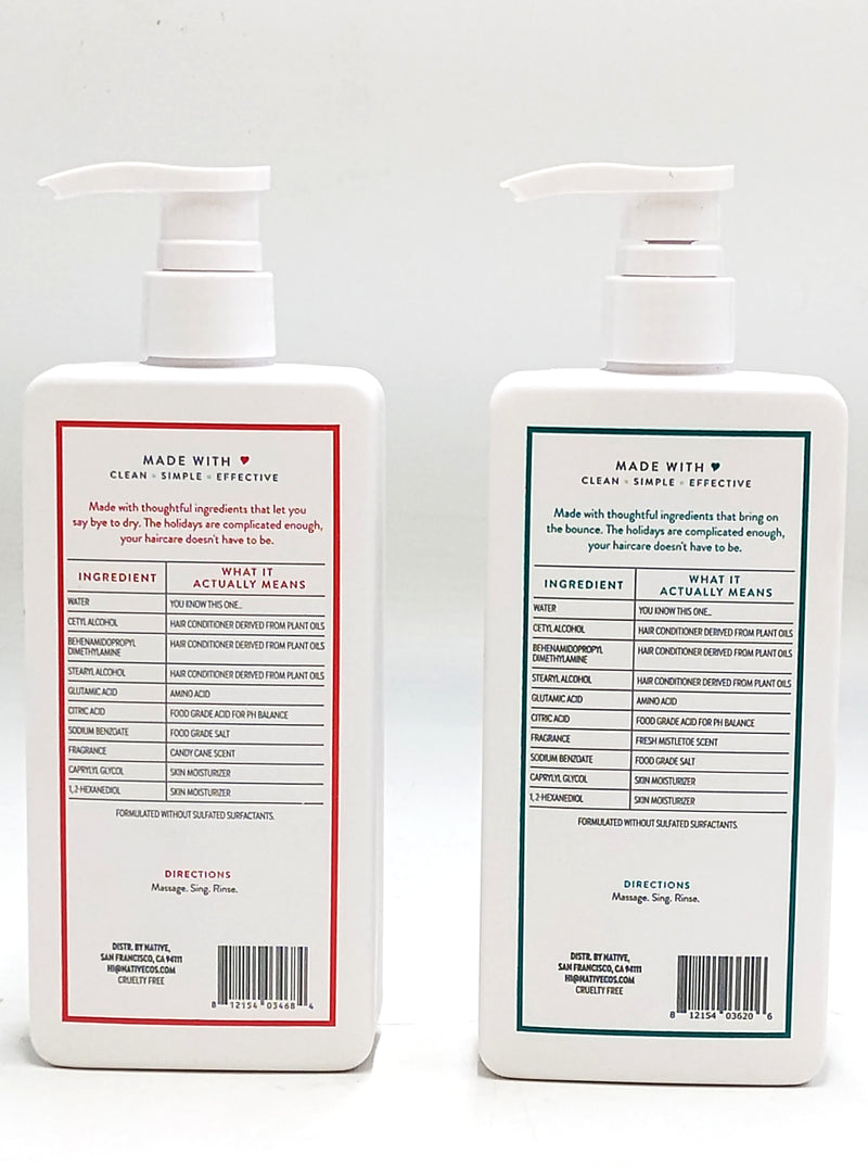 Native Limited Edition Candy Cane & Mistletoe Moisturizing Conditioner -33 fl oz
