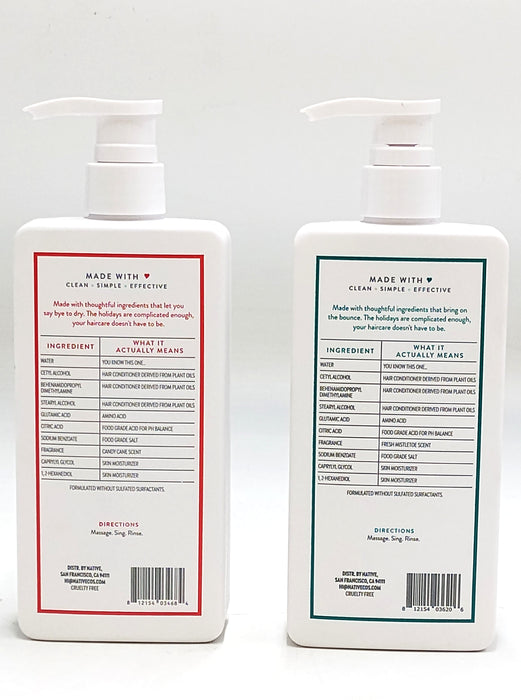 Native Limited Edition Candy Cane & Mistletoe Moisturizing Conditioner -33 fl oz