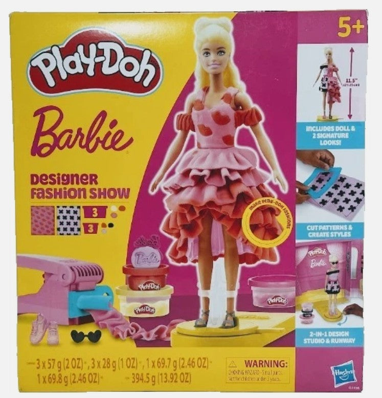 Play-Doh Barbie Designer Fashion Show Playset, Christmas Gifts for Kids'