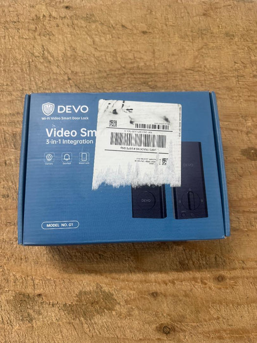 DEVO G1 Video Smart Door Lock Wi-Fi 3-in-1 Cam+Doorbell+Lock