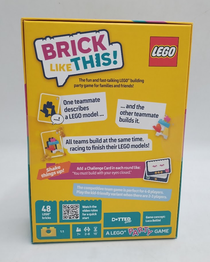 Asmodee Brick Like This Board Game: Party Game, 2-8 Players