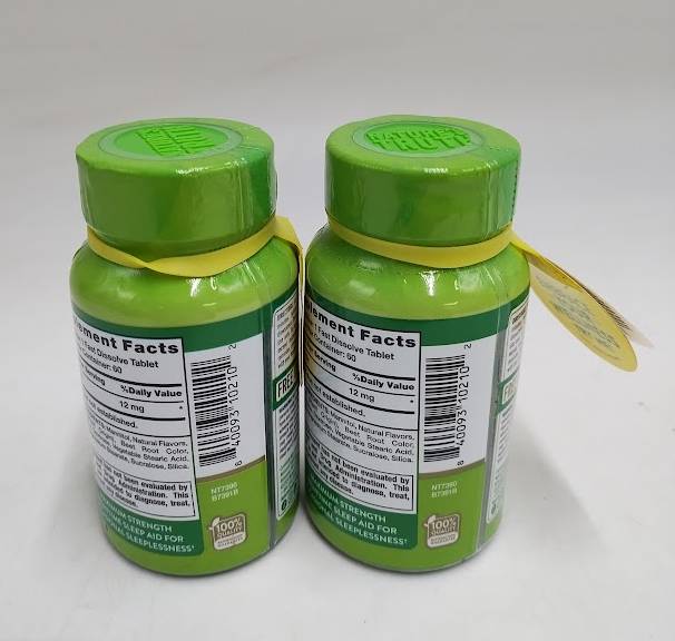 2 PACK!! Nature's Truth Melatonin Fast Dissolve Tablets - Berry EXP 05/2027