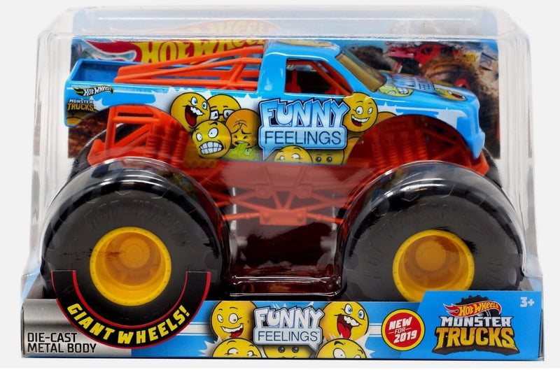 Hot Wheels Fny Feelngs Diecast Monster Truck - 1:24 Scale
