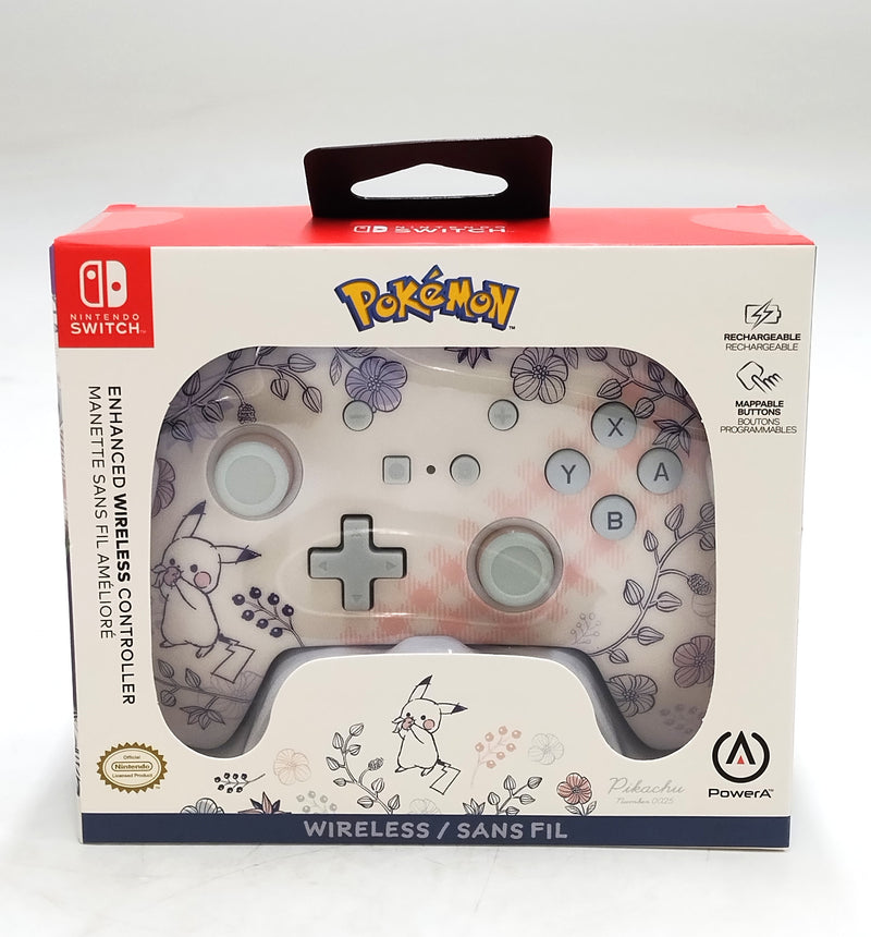 PowerA Enhanced Wireless Controller for Nintendo Switch - Pikachu Garden