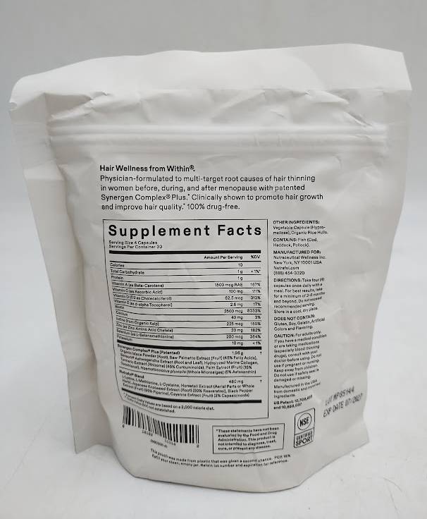 Nutrafol Women's Balance Hair Growth Supplements - 1 Month Supply EXP: 07/2027